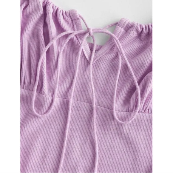 Ribbed minidress - Picture 3 of 3